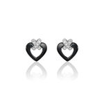 Boucles D'oreilles Puces Nolwen Argent  C&eacute;ramique Oxyde De Zirconium - Puces Femme | Marc Orian