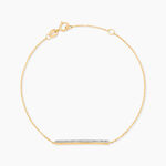 Bracelet Sahteene Or Jaune Diamant - Bracelets cha&icirc;nes Femme | Marc Orian