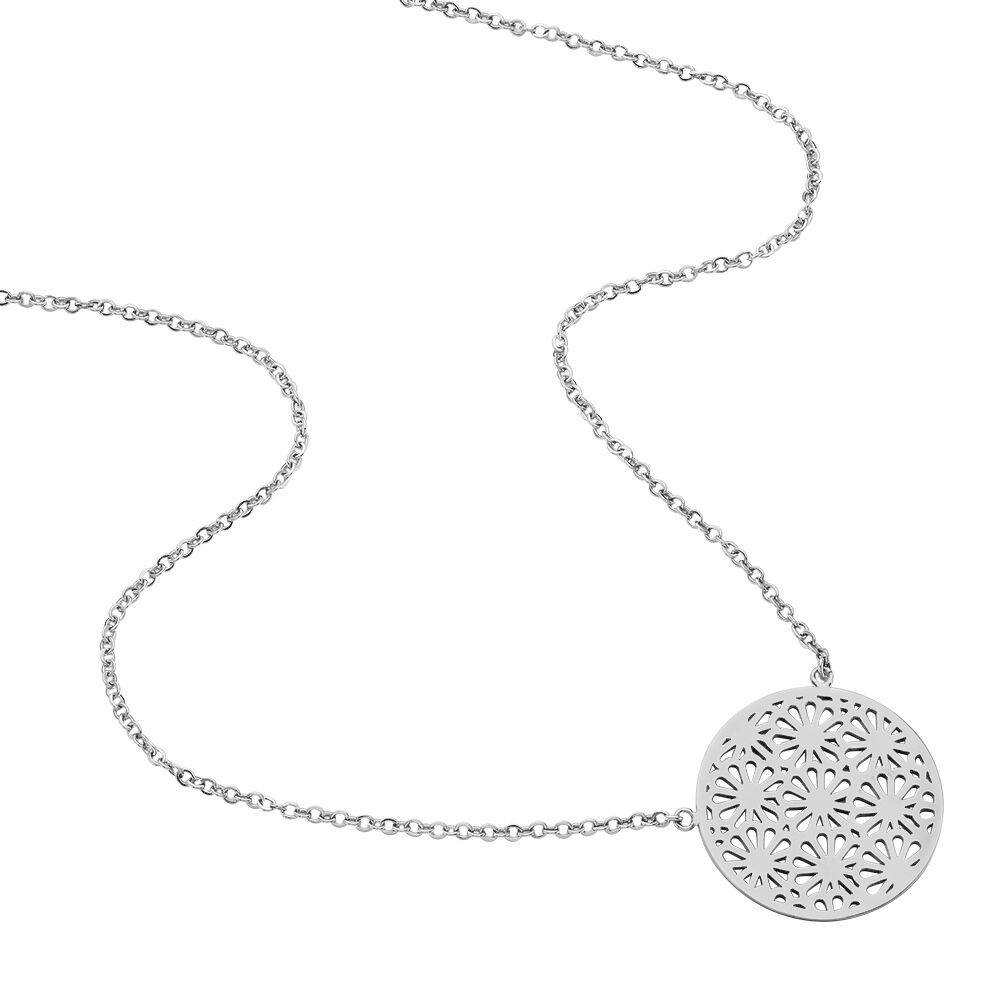 Collier Lace Acier Blanc - Colliers fantaisie Femme | Marc Orian