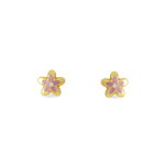Boucles D'oreilles Puces Tammie Fleur Or Jaune - Puces Enfant | Marc Orian