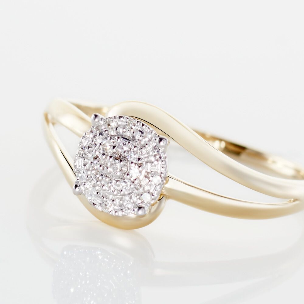 Bague Or Jaune Rosariane Diamants - Parures de mariage Femme | Marc Orian