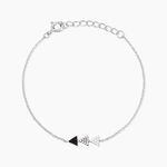 Bracelet Chleo Argent Blanc Oxyde De Zirconium - Bracelets fantaisie Femme | Marc Orian