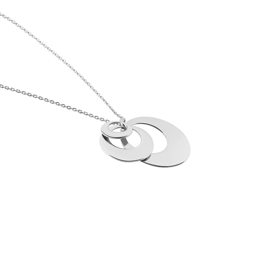 Collier Abyae Argent Blanc - Colliers fantaisie Femme | Marc Orian