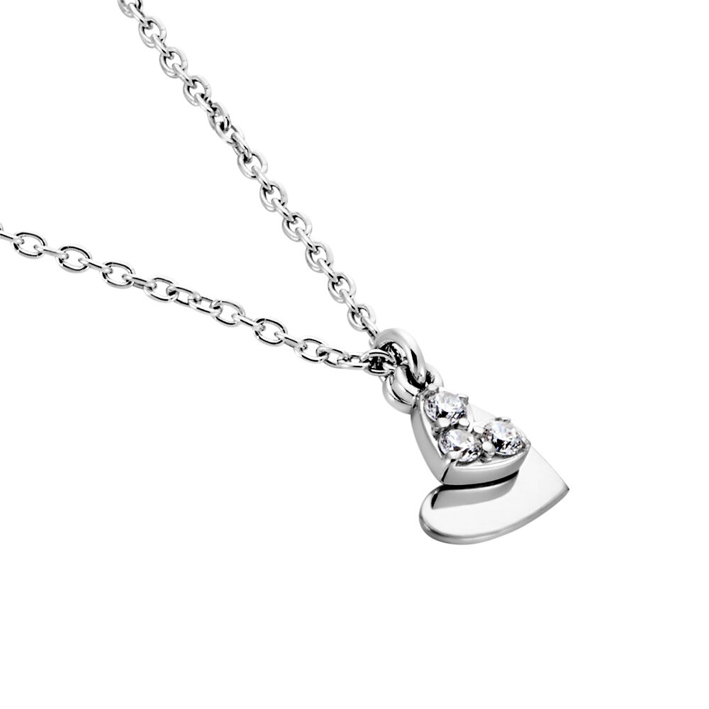 Collier Salli Argent Blanc Oxyde De Zirconium - Colliers avec pierres Femme | Marc Orian