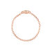 Bague Chaine Madalyn Argent Rose Oxyde De Zirconium - Solitaires Femme | Marc Orian