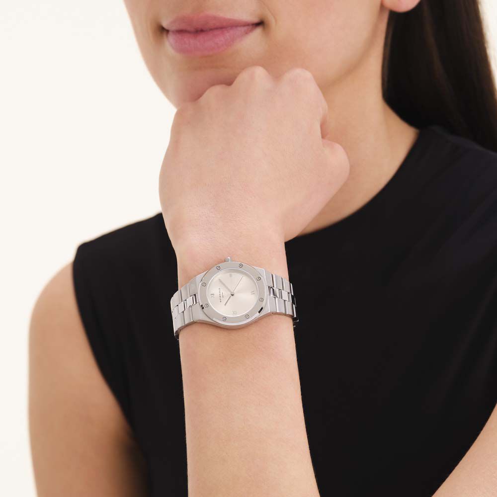 Montre Rosefield Rose Cr&egrave;me - Montres &eacute;tanches Femme | Marc Orian