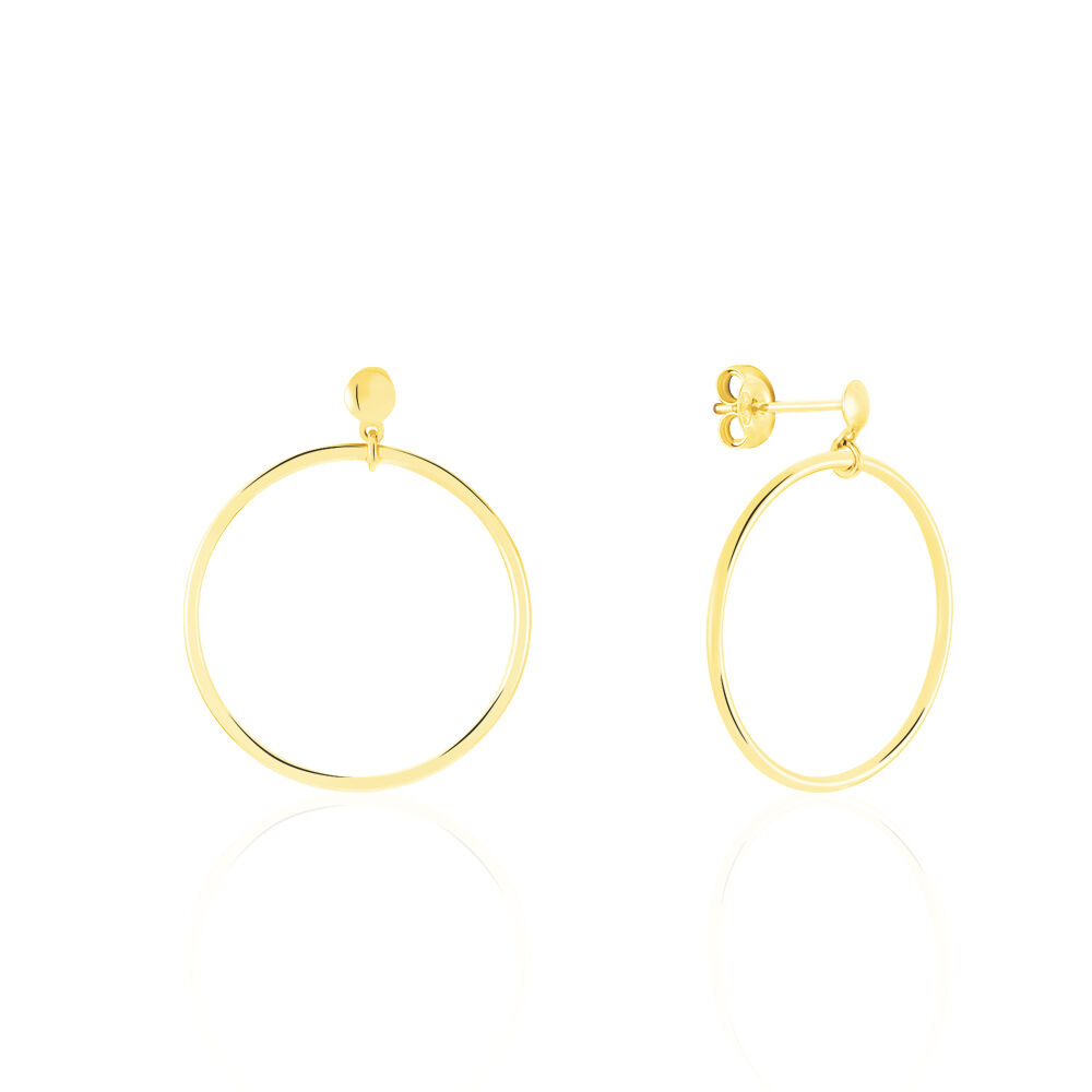 Créoles Tia Geometrique Or Jaune - Créoles Femme | Marc Orian