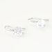Boucles D'oreilles Pendantes Bo Coeur Pm Or Blanc Oxyde De Zirconium - Pendantes Femme | Marc Orian