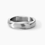 Bague Barclay Acier Blanc - Bijoux fantaisie Homme | Marc Orian