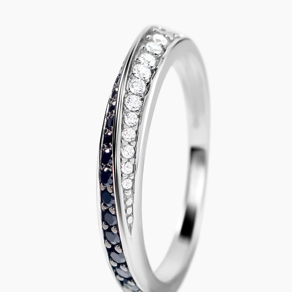 Bague Argent Blanc Agoston Oxydes De Zirconium - Bijoux fantaisie Femme | Marc Orian