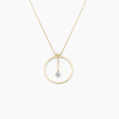 Collier Circlea Or Jaune Diamant - Colliers avec pierres Femme | Marc Orian
