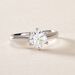 Bague Solitaire Samantha Or Blanc Diamant - Solitaires Femme | Marc Orian