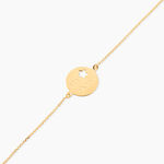 Bracelet Omelia Message Or Jaune - Bracelets Medailles Enfant | Marc Orian