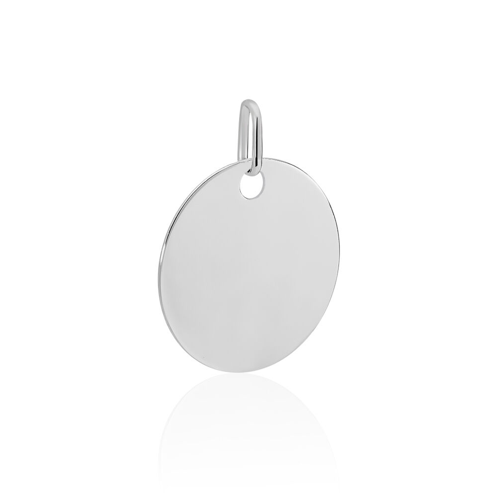 Pendentif Elisandre Argent Blanc - Bijoux personnalis&eacute;s Homme | Marc Orian