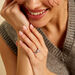 Solitaire Or Blanc Oxyde De Zirconium - Solitaires Femme | Marc Orian