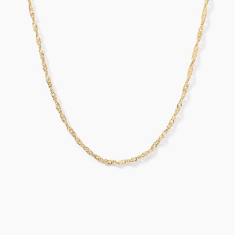 Cha&icirc;ne Abbygail  Maille Singapour Or Jaune - Chaines Femme | Marc Orian