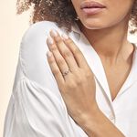 Bague Solitaire Elisa Or Blanc Diamant - Parures de mariage Femme | Marc Orian