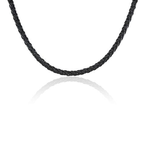 Collier homme scooter acier inoxydable onyx noir - colliers-homme - edora