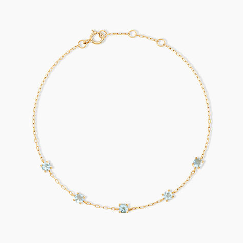 Bracelet Veasna Or Jaune Topaze - Bracelets cha&icirc;nes Femme | Marc Orian