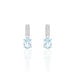 Boucles D'oreilles Puces Josefa Argent Blanc Oxyde De Zirconium - Puces Femme | Marc Orian