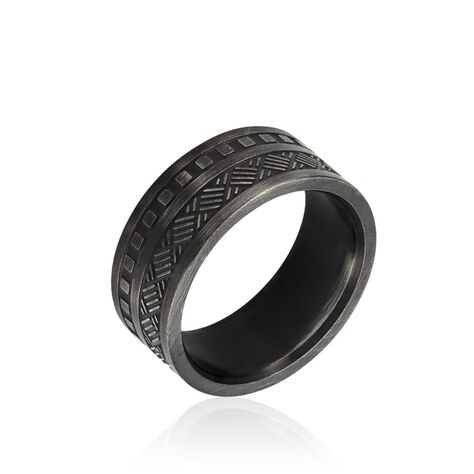 Bague Phebus Him Acier Noir - Bague fantaisie Homme | Marc Orian