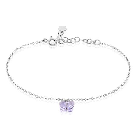 Bracelet Argent Blanc Patriki Cristal De Swarovski - Bracelets chaînes Femme | Marc Orian