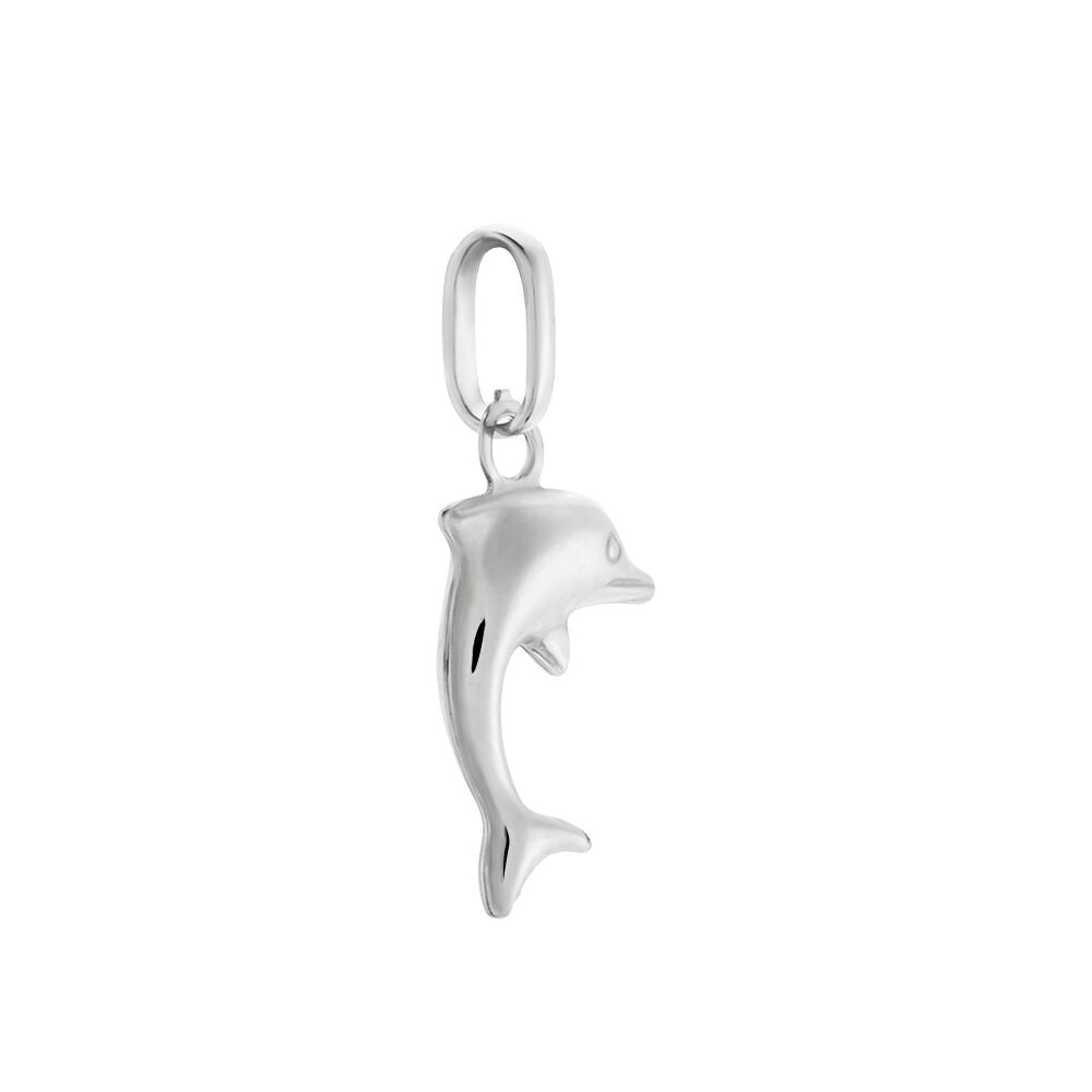 Pendentif Haizia Dauphin Or Blanc - Pendentifs Famille | Marc Orian