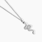 Collier Yoshie Argent Blanc - Colliers fantaisie Femme | Marc Orian