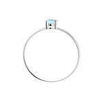 Bague Lily Or Blanc Topaze - Bagues pierres fines Femme | Marc Orian