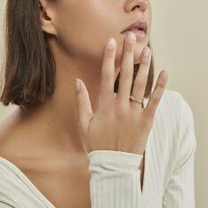 Bague Lia Plaqué Or Jaune Oxyde De Zirconium - Bague fantaisie Femme | Marc Orian