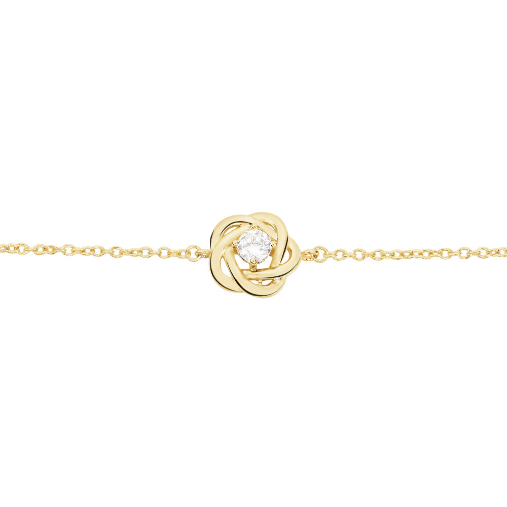 Bracelet Djanaelle Plaqué Or Jaune Oxyde De Zirconium - Bracelets chaînes Femme | Marc Orian