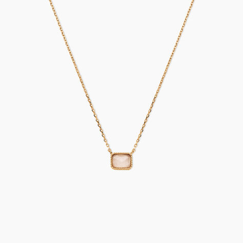 Collier Memory Plaqu&eacute; Or Jaune Quartz - Colliers avec pierres Femme | Marc Orian