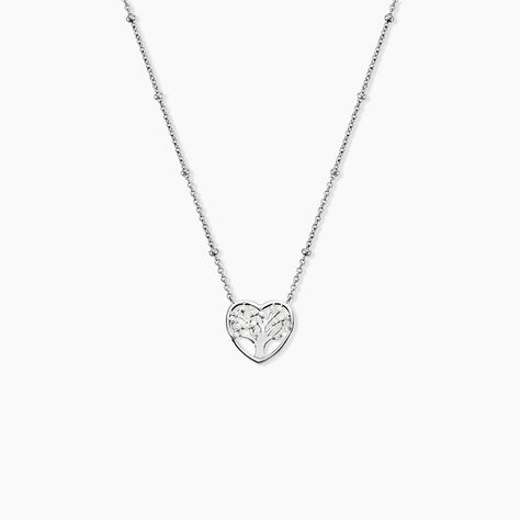 Collier Raimond Argent Blanc Oxyde De Zirconium - Colliers avec pierres Femme | Marc Orian