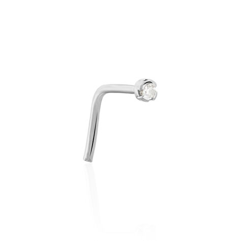 Piercing De Nez Demetrie Or Blanc Diamant - Piercing Nez Femme | Marc Orian
