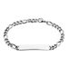 Bracelet Identité Acier Blanc Jimmy - Gourmettes Homme | Marc Orian