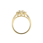 Bague Plaqu&eacute; Or Mahats Oxyde De Zirconium - Bijoux fantaisie Femme | Marc Orian