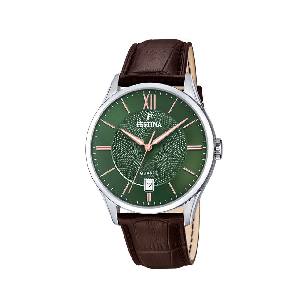 Montre Festina Classics 43 Vert - Montres &eacute;tanches Homme | Marc Orian