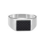 Bague Phebus Him Bruce Acier Blanc - Bijoux fantaisie Homme | Marc Orian