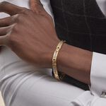 Bracelet Phebus Him Classique Acier Jaune - Bracelets cha&icirc;nes Homme | Marc Orian