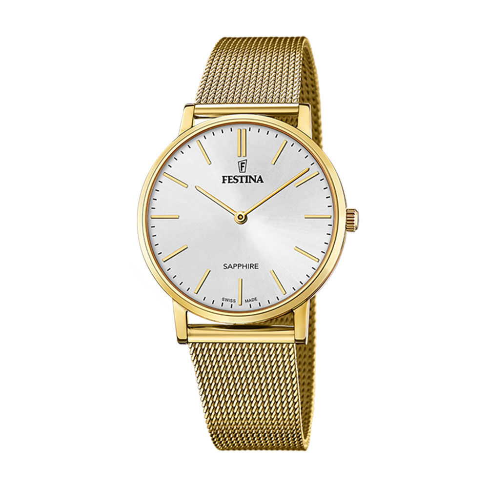 Montre Festina Swiss Made 39 Argenté - Montres classiques Homme | Marc Orian