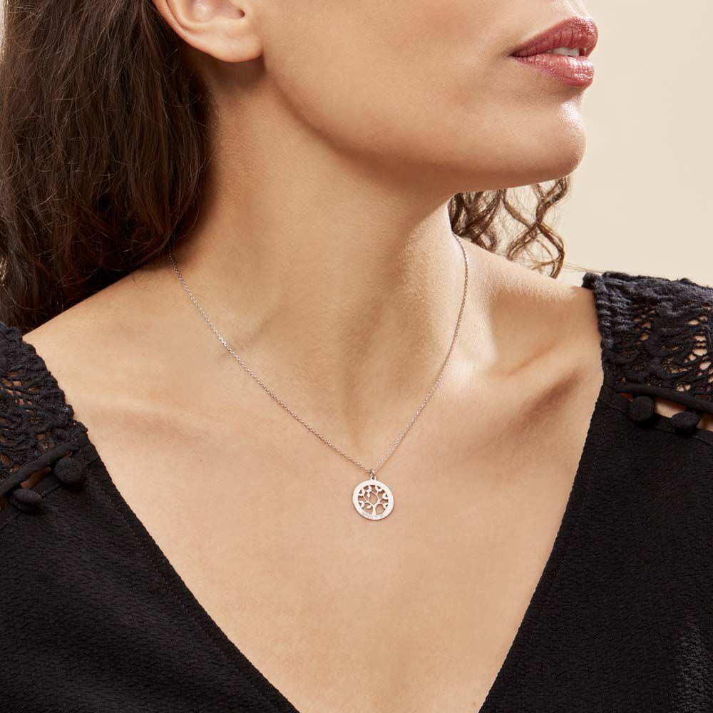 Collier Argent Blanc Vroon - Colliers Femme | Marc Orian