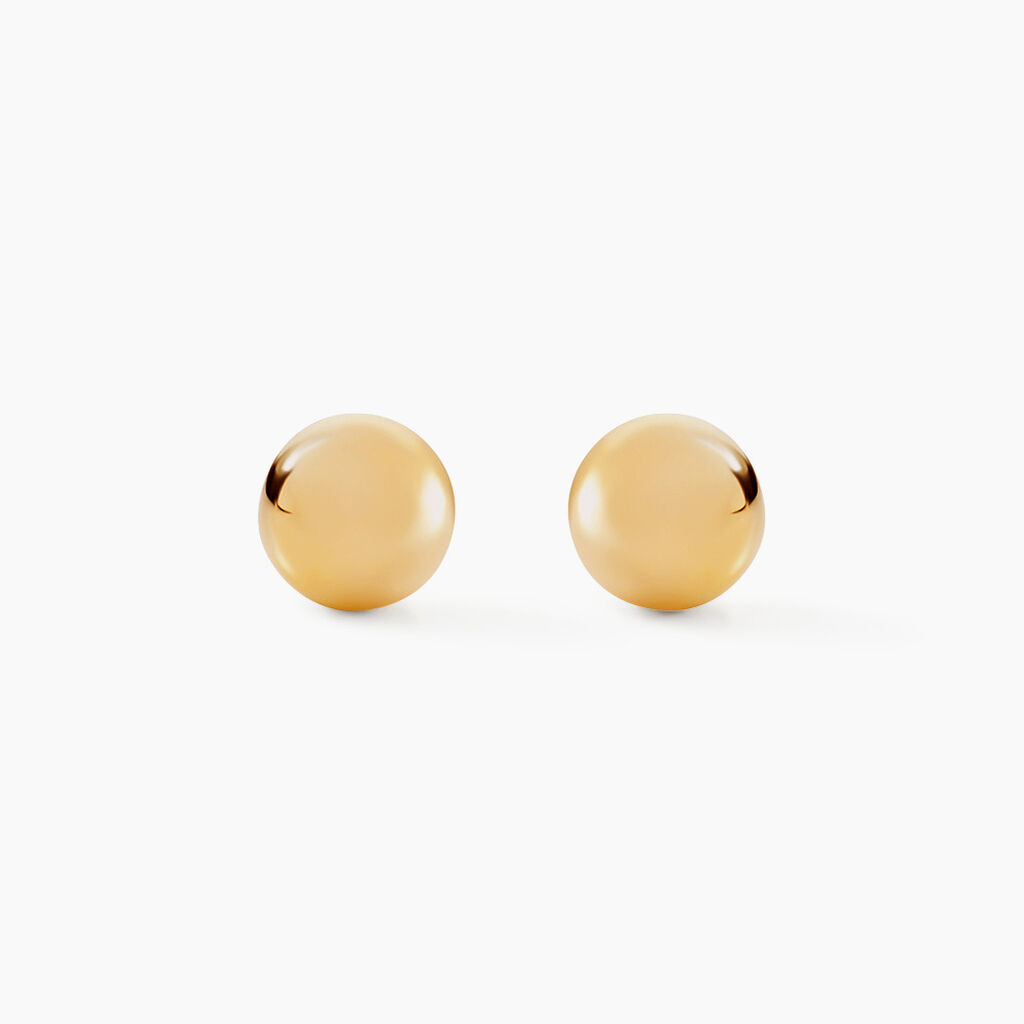 Boucles D'oreilles Puces Fidelia Or Jaune - Puces Famille | Marc Orian