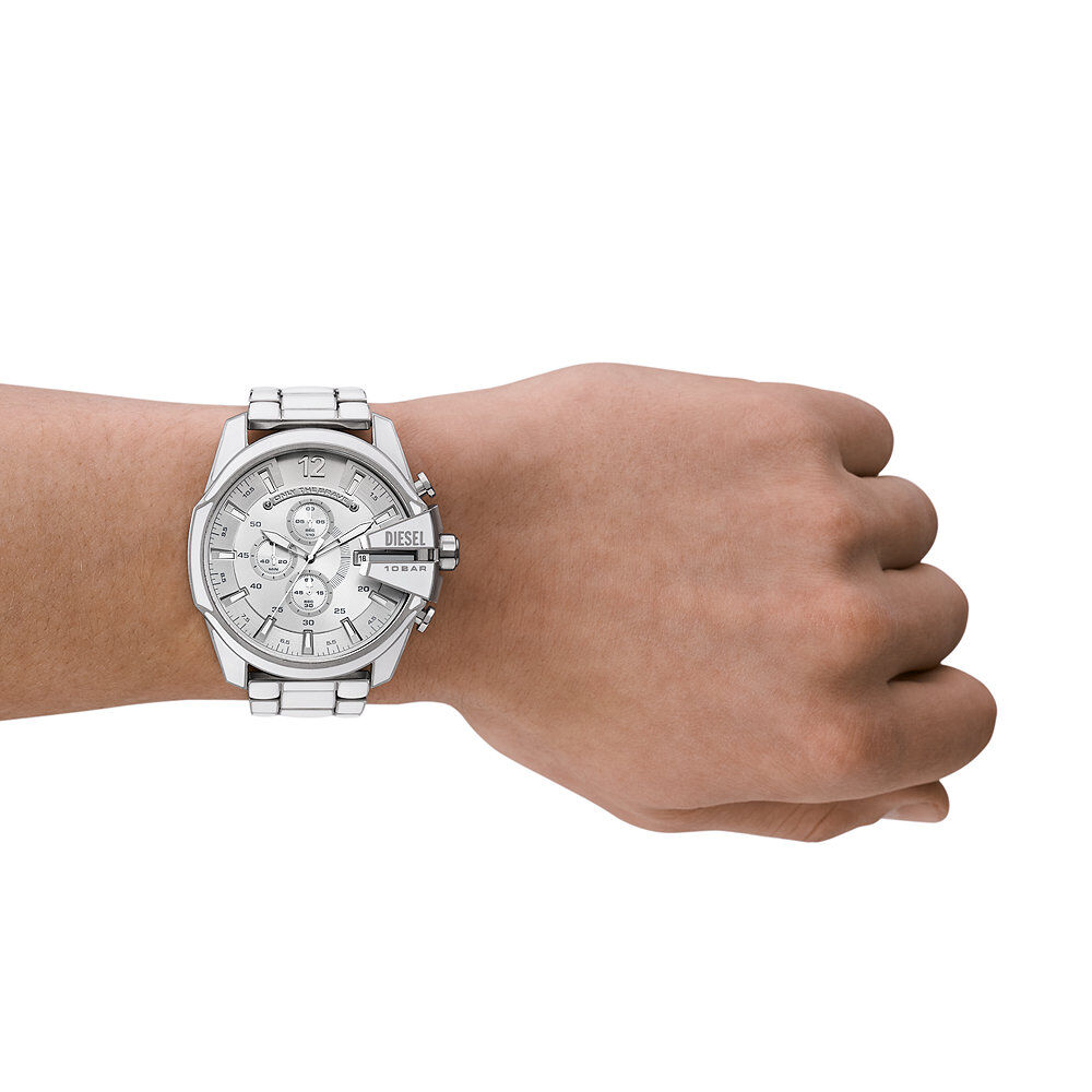 Montre Diesel Mega Chief Argenté - Montres étanches Homme | Marc Orian