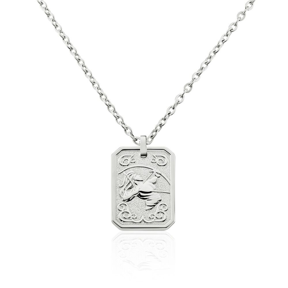 Collier Phebus Him Acier - Colliers fantaisie Homme | Marc Orian