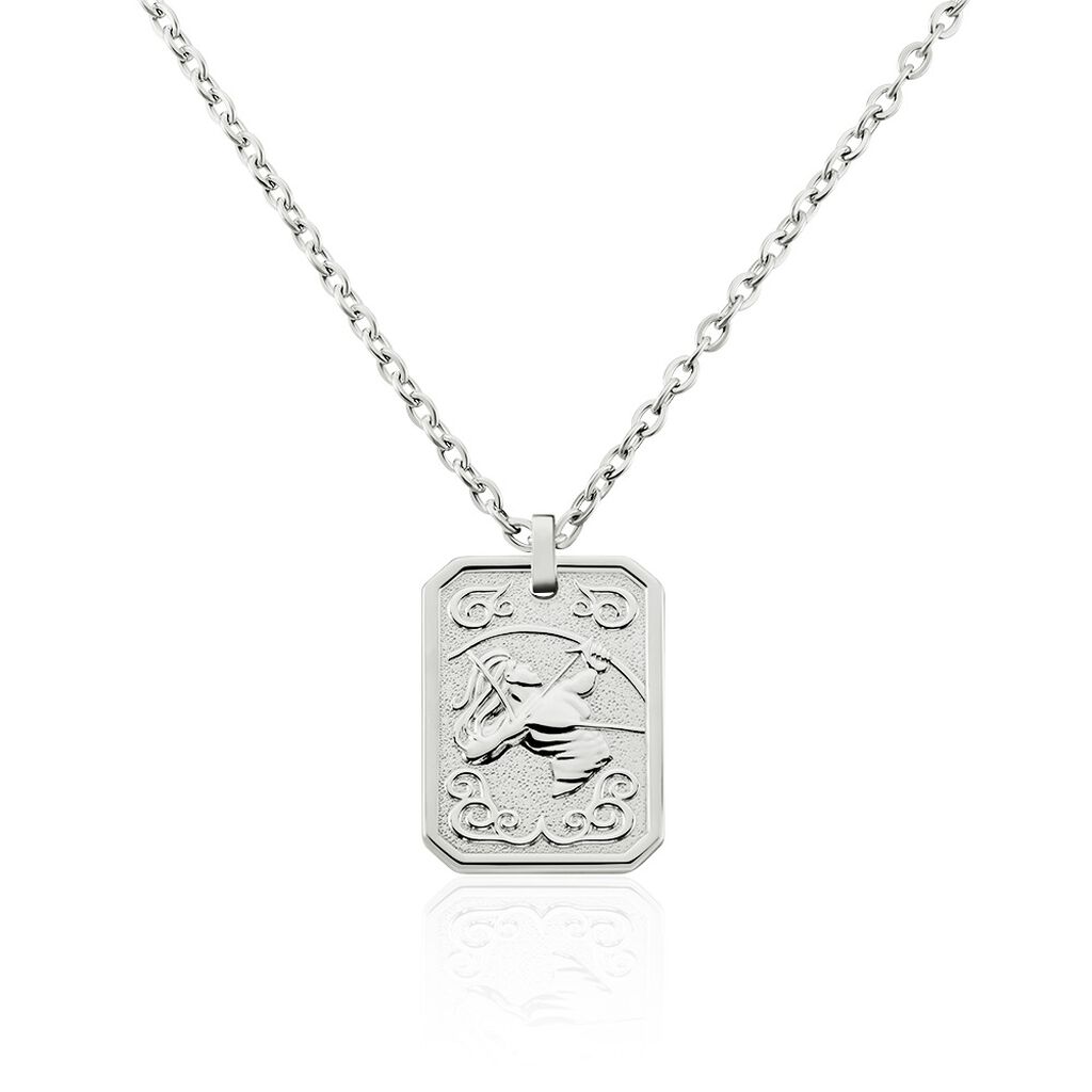 Collier Phebus Him Acier - Colliers fantaisie Homme | Marc Orian