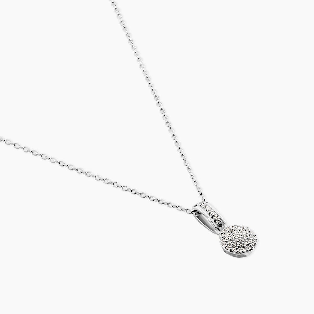 Collier Lisyae Or Blanc Diamant - Colliers avec pierres Femme | Marc Orian