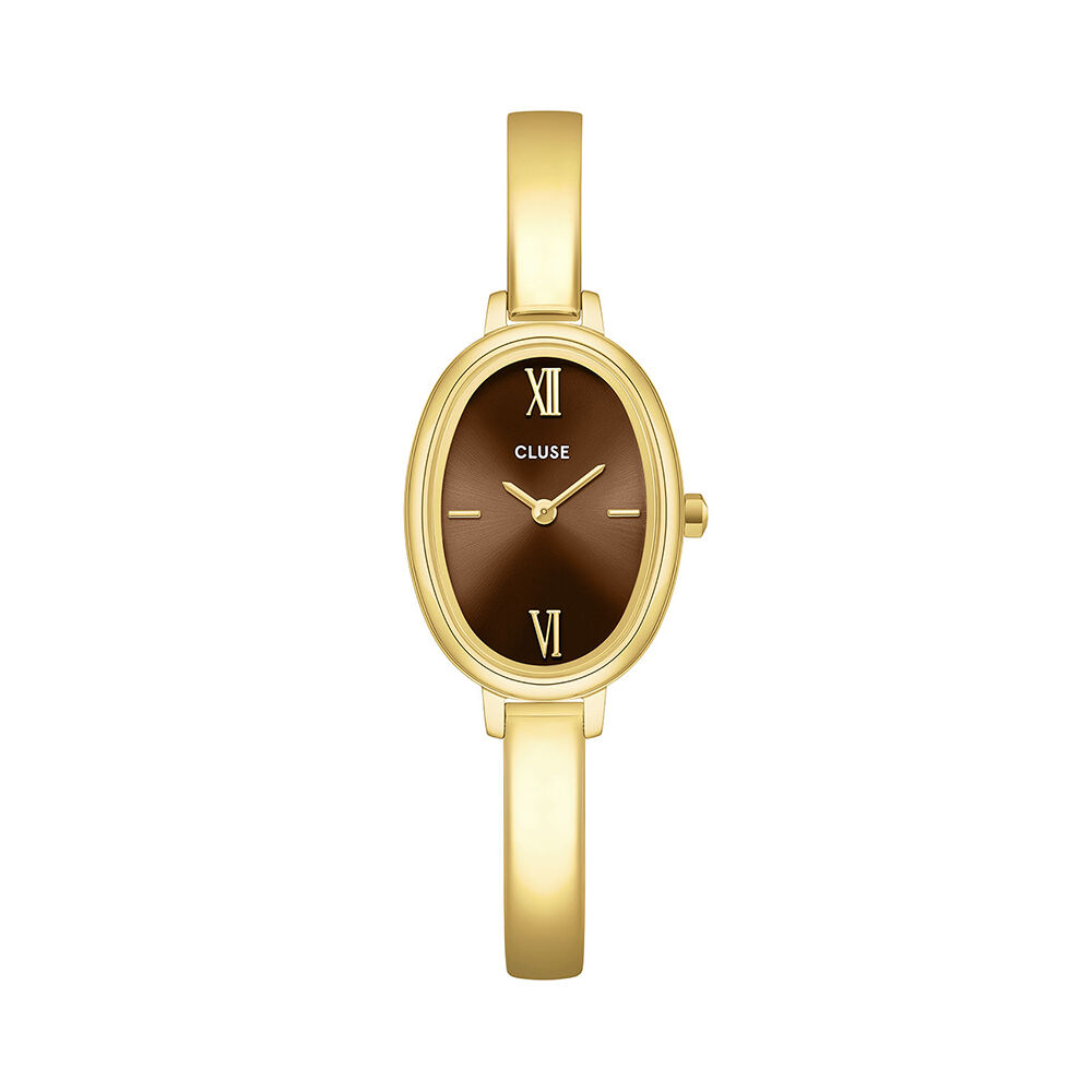 Montre Cluse L'Ovale Marron - Montres &eacute;tanches Femme | Marc Orian