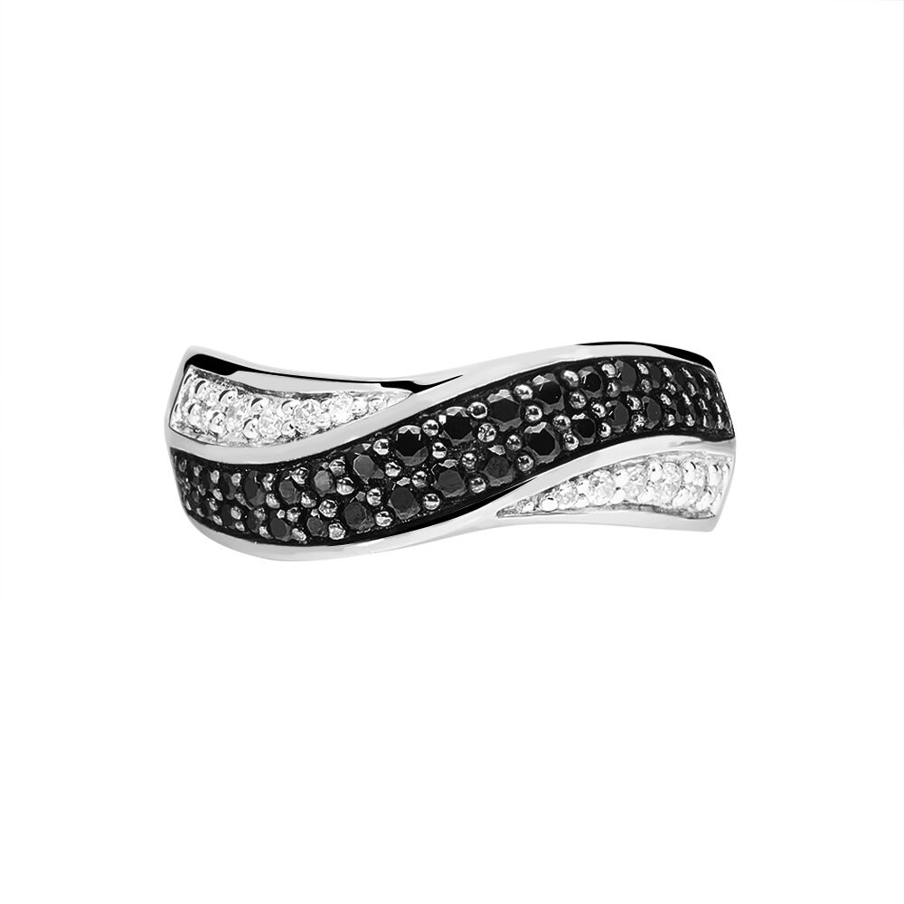 Bague Lizéa Argent Blanc Oxyde De Zirconium - Bagues avec pierre Femme | Marc Orian