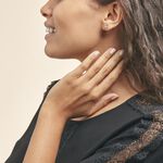 Boucles D'oreilles Puces Vrille Ovale Or Jaune Topaze - Puces Femme | Marc Orian