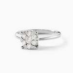 Bague Solitaire Or Blanc Dream Diamants - Parures de mariage Femme | Marc Orian